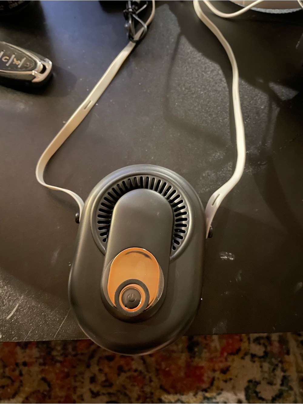 Small fan for outdoor weather
